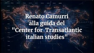 Renato Camurri direttore del nuovo Center for Transatlantic italian studies [upl. by Nosam]