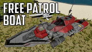 Space Engineers  S4E33 Free Patrol Boat [upl. by Kaile]