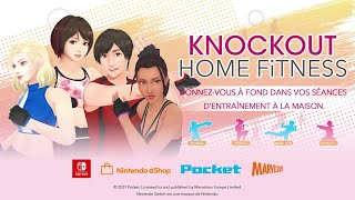 Knockout Home Fitness  Launch Trailer NINTENDO SWITCH FRENCH [upl. by Ecyor]