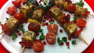 Receta Brochetas Veganas Navidad y Año Nuevo  La Cocinadera [upl. by Hterag766]