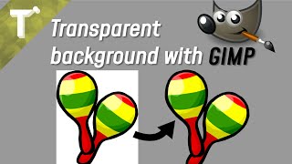 Gimp transparent background tutorial QUICK and EASY [upl. by Bohs]