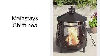 Chiminea Outdoor Fireplace [upl. by Ilrahc]