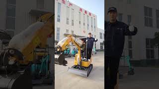 excavatorbucket excuvator miniexcavator factory directly sale cheap mini excavator [upl. by Ocana866]