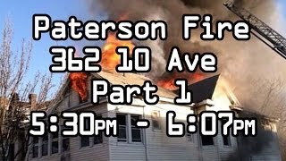 Paterson Fire 486 East 23rd Street Dispatch AUDIO Part 1 Mayday [upl. by Schram]