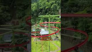 Experience the Thrill of the Roller Coaster Zipline in Rishikesh [upl. by Nyleahs]