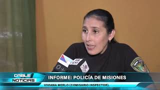 INFORME Policía de Misiones con Viviana Merlo Comisario Inspector [upl. by Strait812]