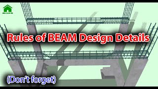 5 Important Rules of Beam Design Details  RCC Beam  Green House Construction [upl. by Ardni]