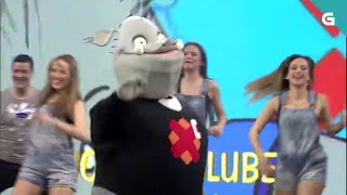 O Xabarín canta Somos do clube  Luar [upl. by Ariat]