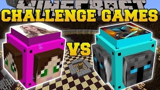 Minecraft POPULARMMOS VS GAMINGWITHJEN CHALLENGE GAMES  Lucky Block Mod  Modded MiniGame [upl. by Eimmak559]