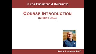 CSCI 109  Course Introduction Summer 2024 [upl. by Aseram]