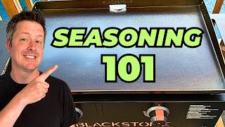 How to START and SEASON a New BLACKSTONE Griddle The RIGHT Way [upl. by Linders789]