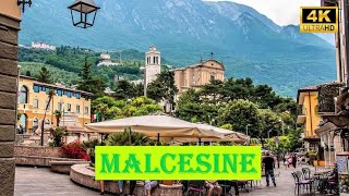 MALCESINE  Lake Garda  ITALY  LAGO DI GARDA  4K  The Best of Medieval Town [upl. by Emirac]