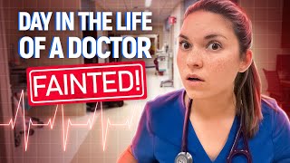 Day in the Life of a DOCTOR in the HOSPITAL ft fainting [upl. by Jamila]