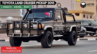 TOYOTA LAND CRUISER PICKUP 2015  45L DIESEL MANUAL  TUFF BULL BAR WITH COMPLETE MODIFICATION [upl. by Haldeman906]