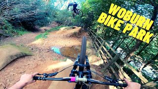 WOBURN BIKE PARK  SICK DOWNHILL MTB TRAILS [upl. by Akemal]