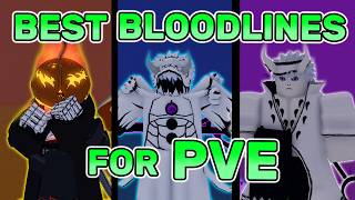 BEST 10 BLOODLINES FOR PVE Humanoid Bosses  Shindo Life [upl. by Nawaj]