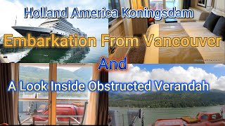 A Look Inside Obstructed Verandah ll HAL Koningsdam [upl. by Suoivatra426]