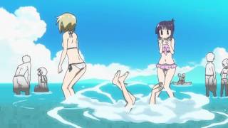 Yuyushiki  Episodio 12  Desmadres en la playa y más SubEspañol [upl. by Atteynek]