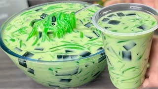 Minuman Jelly Macha kekinian [upl. by Amalita]