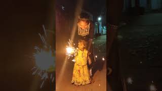 diwali celebrations💥 archucreationsdiwalicrackersytshorts [upl. by Xella]