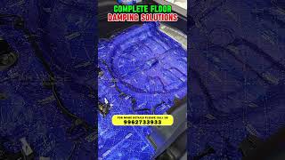 Complete Car Floor Damping  Damping Solutions  Car Sound Proofing  Car Sense Car Accessories [upl. by Peckham]