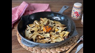 Receta de Boletus Salteados con Yema y Trufa Negra l celestedelabanda [upl. by Nomor]