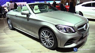 2020 Mercedes Benz C180 Cabriolet Sport Edition  Exterior Interior Walkaround  2020 Brussels Auto [upl. by Lauber868]