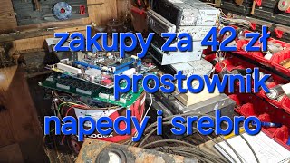 zakupy na złomie za 42 zł srebro prostownik [upl. by Nana]