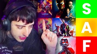 tierlist de todas las películas de marvel la verdad [upl. by Monte93]