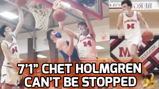 71quot Chet Holmgren Puts Up 29 POINTS amp 23 REBOUNDS Top Ranked Senior Has Been On A WARPATH 😤 [upl. by Angelis]