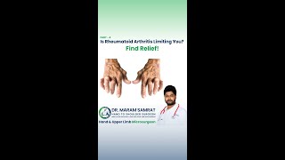 Understanding Rheumatoid Arthritis Signs Symptoms and Treatment Options Dr Maram Samrat Nellore [upl. by Bright242]