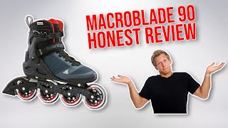 Rollerblade Macroblade 90 Inline Skate Review [upl. by Yahska]