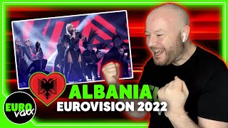 ALBANIA EUROVISION 2022 REACTION Ronela Hajati  Sekret  FEST 60 WINNER [upl. by Dagny]