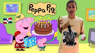 PEPPA PIG EL CUMPLEAÑOS CACATO ARAÑA DOBLAJE DOMINICANO🇩🇴 [upl. by Gerrilee]