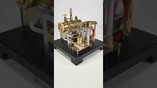 Beam Steam Engine Model amp Horizontal Boiler with Centrifugal Regulator DIY Assembly KitStirlingkit [upl. by Felike]