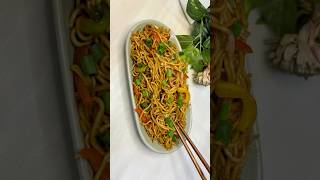 Noodles🍜 Chow mein Spaghetti 🍝with veggies 🌹❤️❤️ shortsfeed shorts noodles [upl. by Akinom]