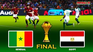 SENEGAL vs EGYPT  Final Africa Cup of Nations 2022  eFootball PES 2021  Gameplay PC [upl. by Baten984]