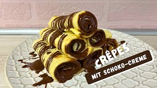 Crêpes mit SchokoCreme [upl. by Cooperman832]