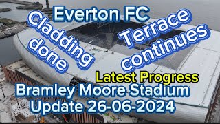 Everton FC New Stadium at Bramley Moore Dock Update 26062024 [upl. by Stein474]