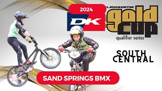 USA BMX Gold Cup Qualifier  Sand Springs BMX  South Central 2024 [upl. by Couq172]