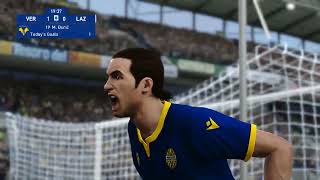 Hellas Verona  Lazio PES 21 GAMEPLAY [upl. by Ettelohcin]