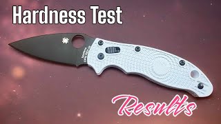 Spyderco Manix 2 LW  Rex 45  Heat Treat Test [upl. by Artina640]