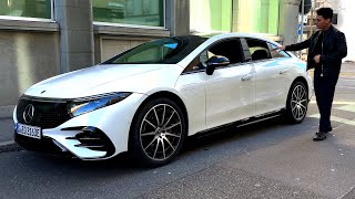 2024 Mercedes EQS 580 New Update  Electric S Class Full Drive Review Interior Exterior [upl. by Ambler]