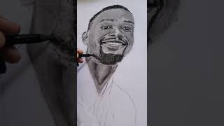 ALLBlackamp white portrait artz gallery Geeblackart hyperianism drawing drawingtutorial [upl. by Fulks]