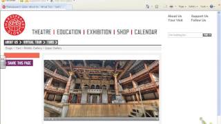 Globe Theater Virtual Tour [upl. by Enoed7]