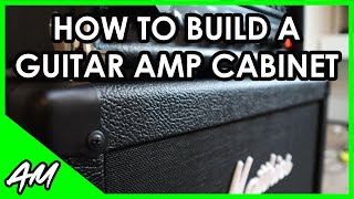 How to Build a Guitar Amp Cabinet DIY with minimal tools [upl. by Triley]