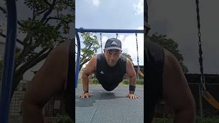 Outdoor sports Pushups yongkang Tainan 五王國小 ncku calisthenics fitover40 over40fitness Win [upl. by Damalas]