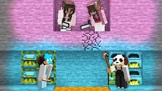 Minecraft Manhunt Race Boys VS Girls FINALE [upl. by Nalda]