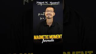 Magnetic Moment Formula  Coordination Compound  Class 12 Chemistry ytshorts magnetbrains [upl. by Flower]