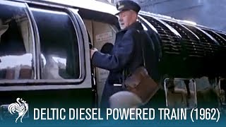 Deltic Diesel Powered Train 1962  British Pathé [upl. by Mel]